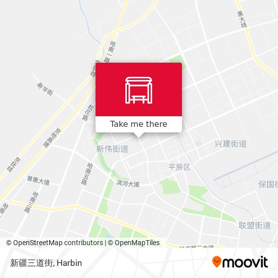 新疆三道街 map