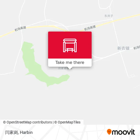 闫家岗 map