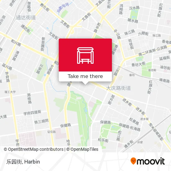 乐园街 map