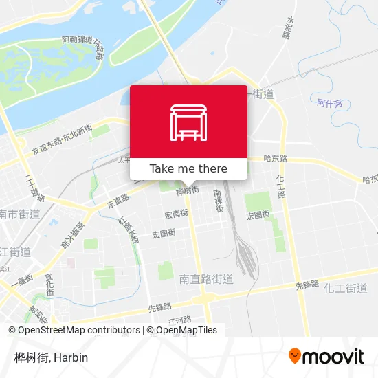 桦树街 map
