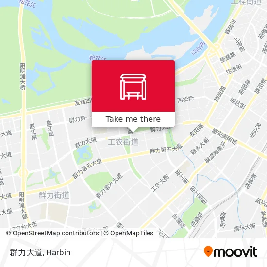 群力大道 map