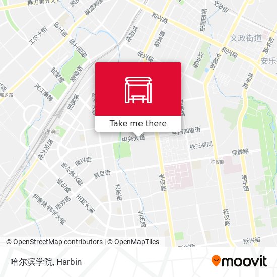 哈尔滨学院 map