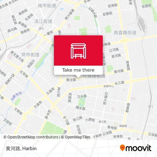 黄河路 map
