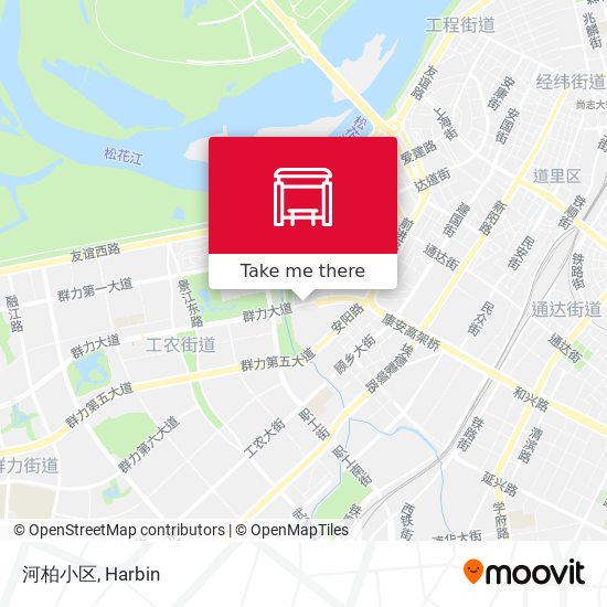 河柏小区 map