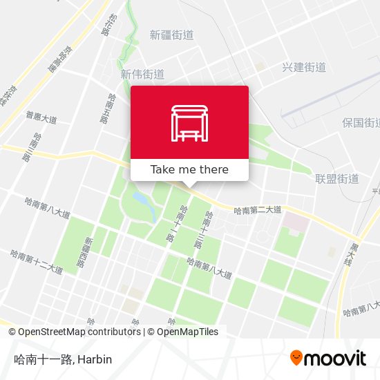 哈南十一路 map