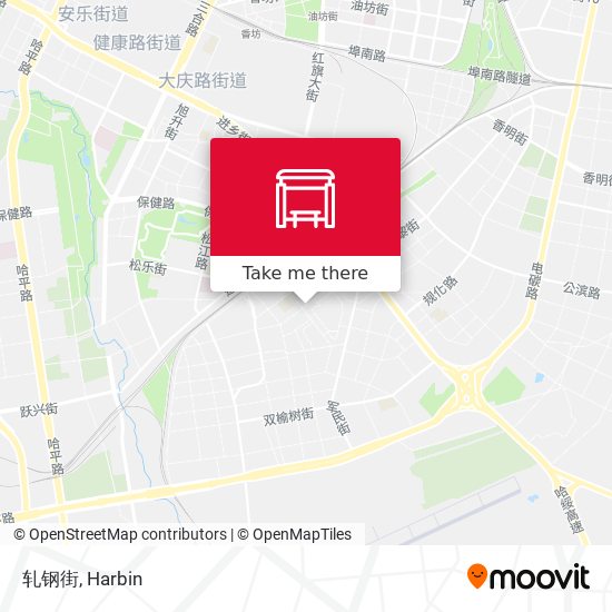 轧钢街 map