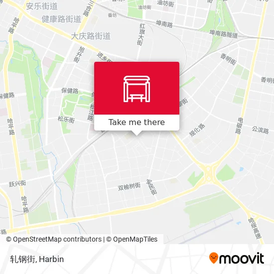 轧钢街 map
