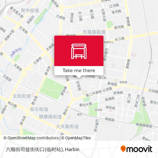 六顺街司徒街街口(临时站) map
