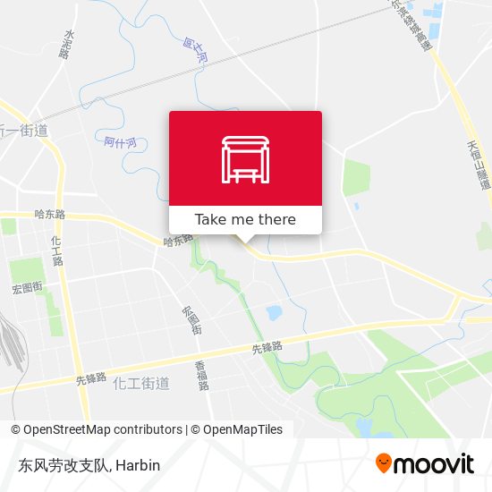 东风劳改支队 map