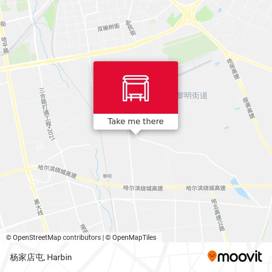 杨家店屯 map