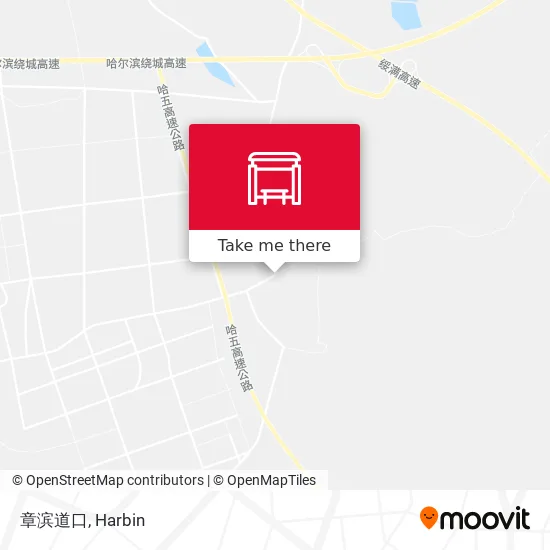 章滨道口 map