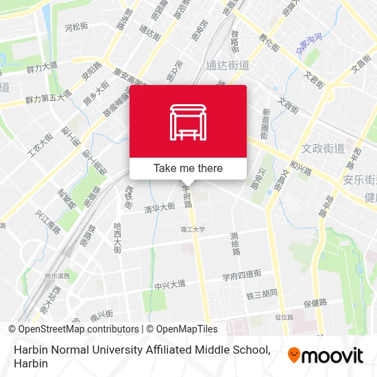 Harbin Normal University Affiliated Middle School map