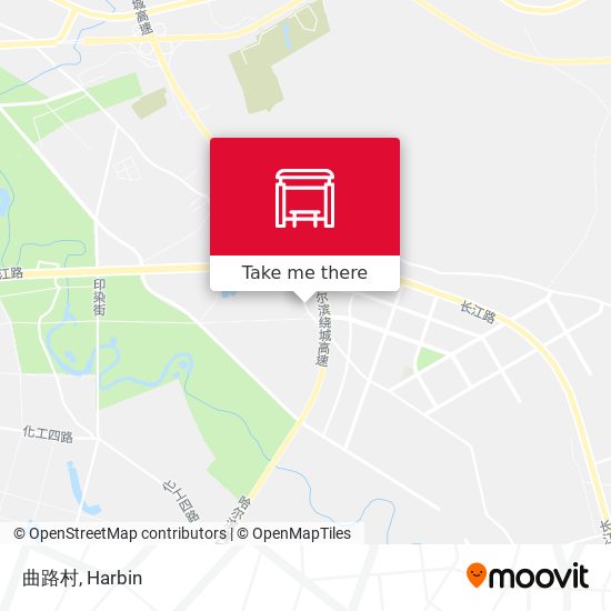 曲路村 map