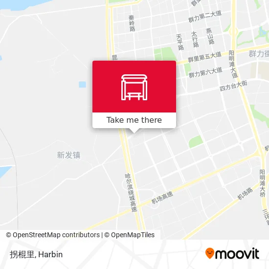 拐棍里 map