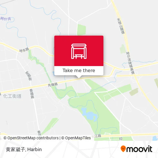 黄家崴子 map