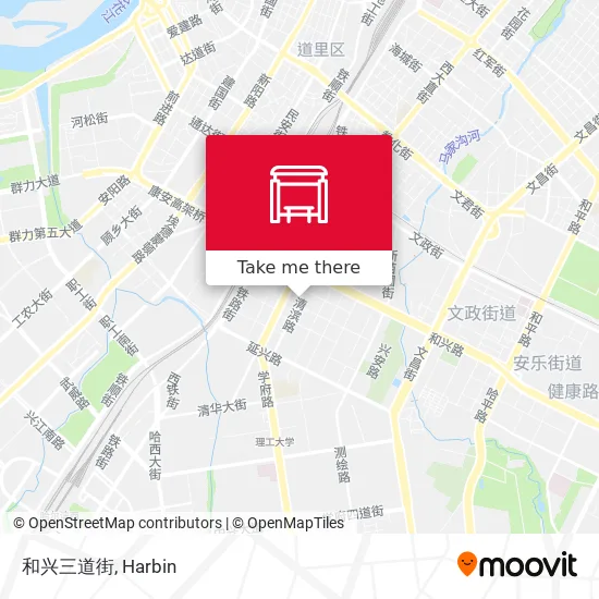 和兴三道街 map