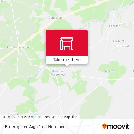 Balleroy: Les Aiguières map