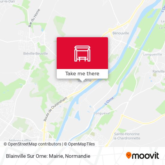 Blainville Sur Orne: Mairie map