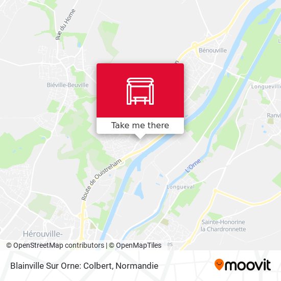 Mapa Blainville Sur Orne: Colbert