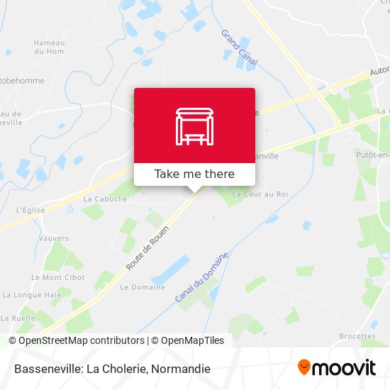 Mapa Basseneville: La Cholerie