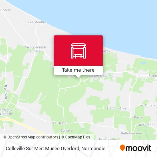 Mapa Colleville Sur Mer: Musée Overlord