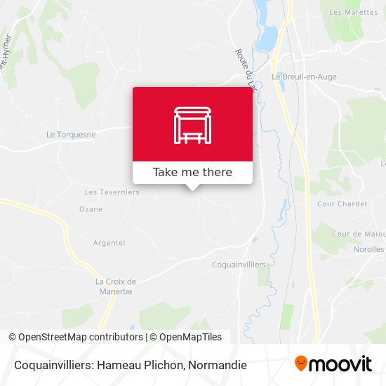 Mapa Coquainvilliers: Hameau Plichon