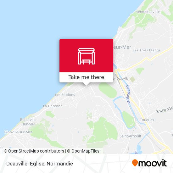 Mapa Deauville: Église