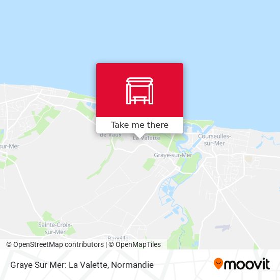 Graye Sur Mer: La Valette map