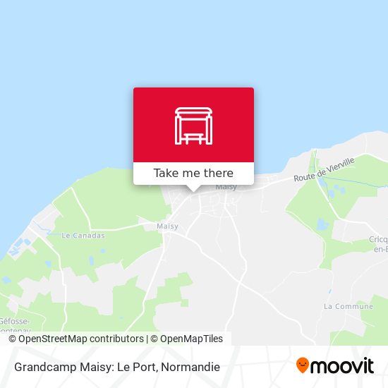 Grandcamp Maisy: Le Port map