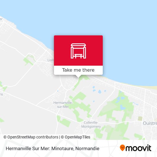 Mapa Hermanville Sur Mer: Minotaure