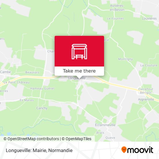 Longueville: Mairie map