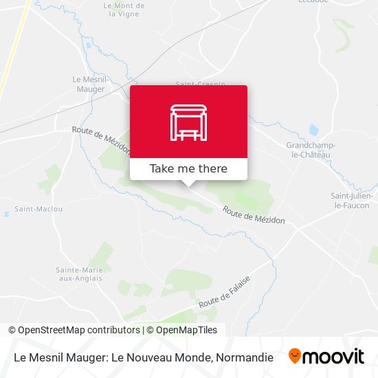 Mapa Le Mesnil Mauger: Le Nouveau Monde