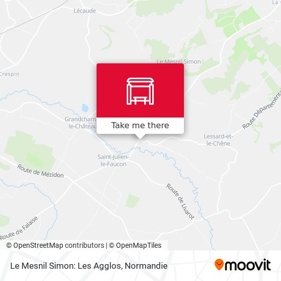Le Mesnil Simon: Les Agglos map