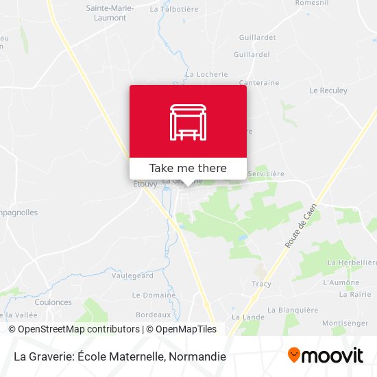 Mapa La Graverie: École Maternelle