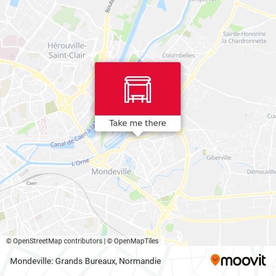 Mapa Mondeville: Grands Bureaux