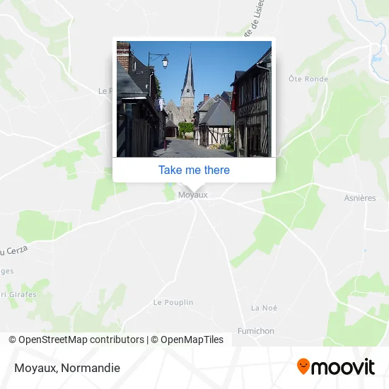 Moyaux map