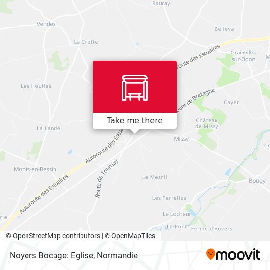 Noyers Bocage: Eglise map