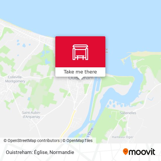 Ouistreham: Église map