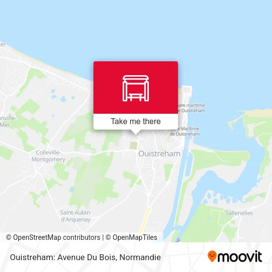 Ouistreham: Avenue Du Bois map