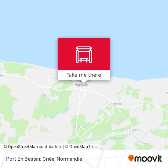 Port En Bessin: Criée map