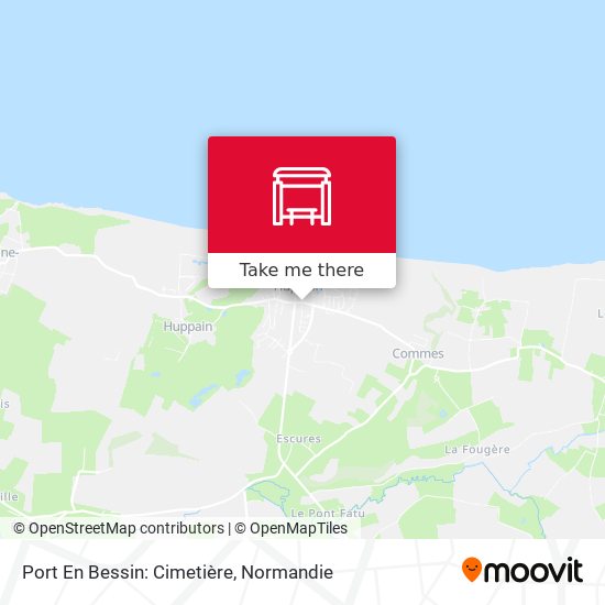 Mapa Port En Bessin: Cimetière