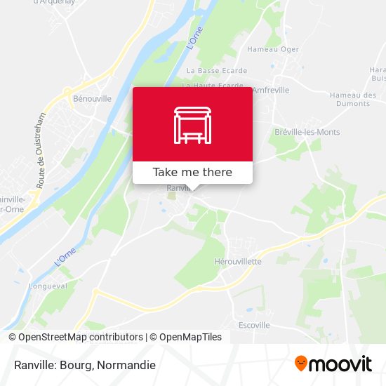 Mapa Ranville: Bourg