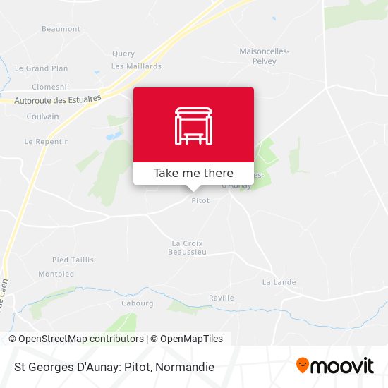 St Georges D'Aunay: Pitot map