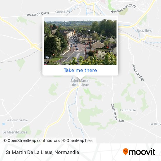 Mapa St Martin De La Lieue