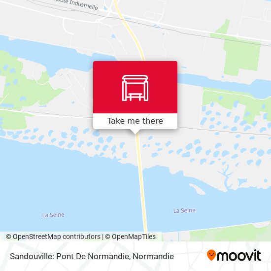 Mapa Sandouville: Pont De Normandie