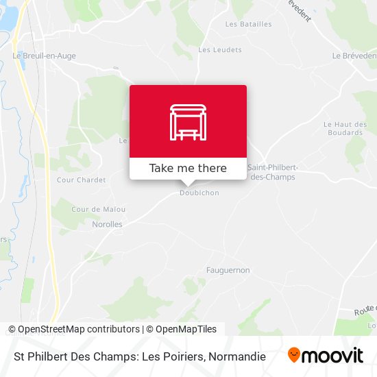 St Philbert Des Champs: Les Poiriers map