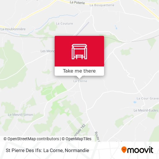 St Pierre Des Ifs: La Corne map