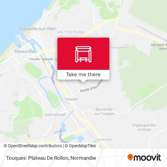 Touques: Plateau De Rollon map