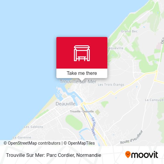 Trouville Sur Mer: Parc Cordier map