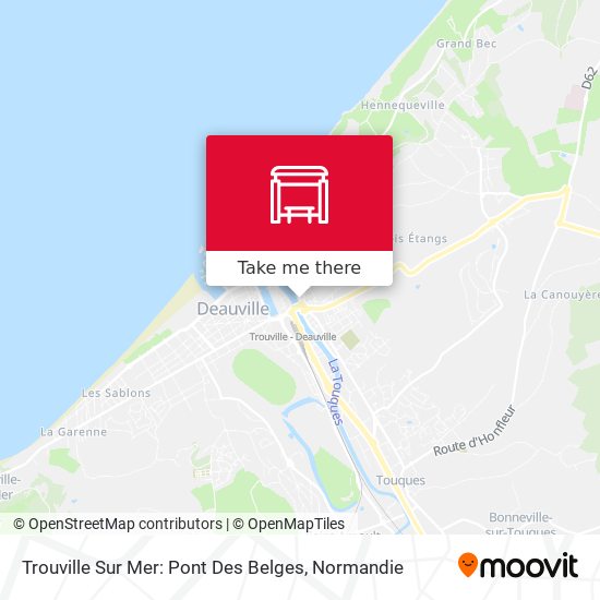Trouville Sur Mer: Pont Des Belges map